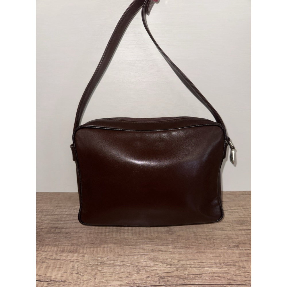 Vintage Givenchy Brown Leather 4G Logo Shoulder Bag Spain Quiet Luxury Classic - Picture 3 of 16